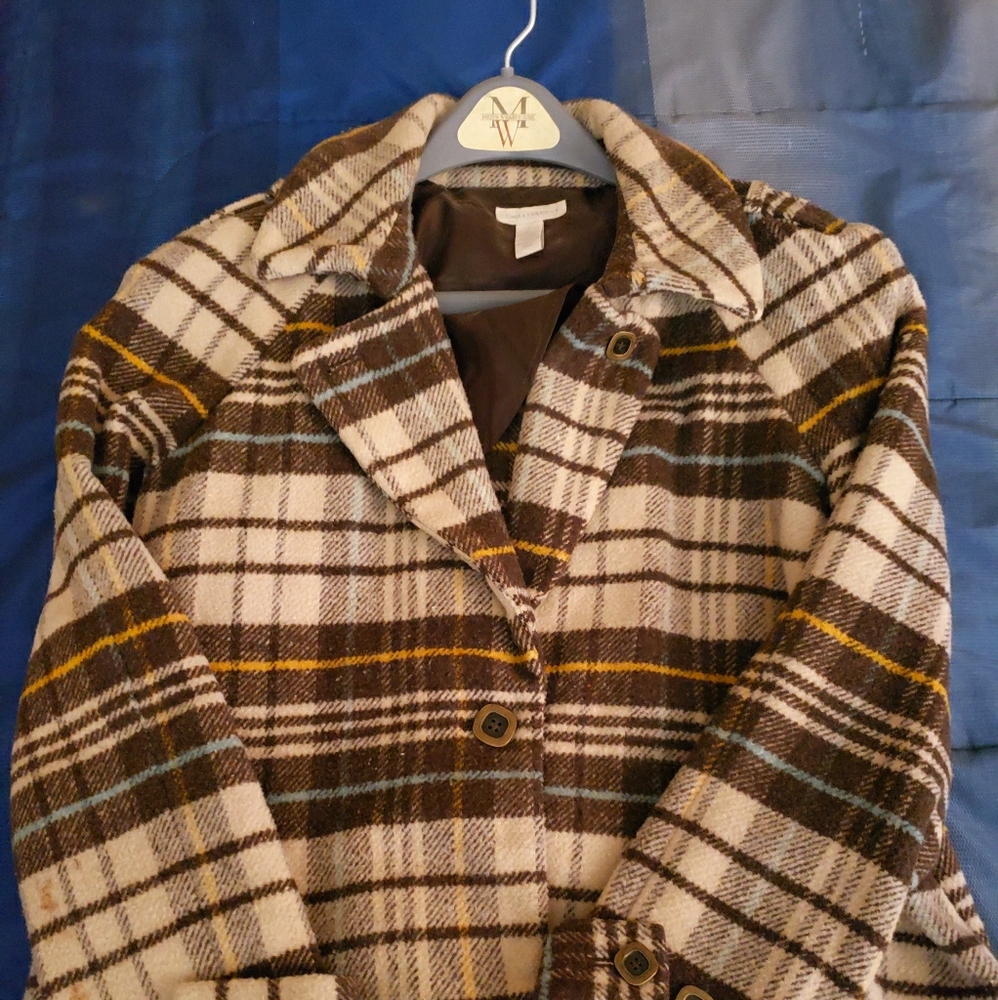 Plaid coat